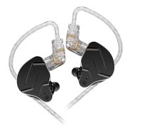 Okiyakusama In Ear Gaming Headphones Wired Earbuds Headset Earphones With 10 mm Dynamic Driver Copper Cable Ear Hook Fit Zinc Alloy Resin Build suitable for pc, Black, Standard