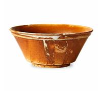 Okiyakusama Japanese Hand-Brushed Ceramic, Slip Application, Microwave Compatible, Low Temperature Dishwasher Compatible, for General Public, Limited Edition (1 piece) 4.3-inch Dessert Bowl
