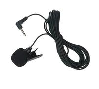 Okiyakusama Lapel Clip Mic 3.5mm Microphone 9.8ft Cord Portable Collar Microphone for Drama Performances, Tour Guides Professional