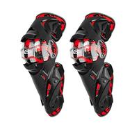 Okiyakusama Motorcycle Knee Guards Leg Pads Impact-Resistant Hard Outer Four-Season Use suitable for men and women motorbike riding everyday commuting , Red , One Size
