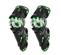 Okiyakusama Motorcycle Knee Guards Leg Pads Impact-Resistant Hard Outer Four-Season Use suitable for men and women motorbike riding everyday commuting, Green, One Size
