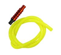 Okiyakusama Motorcycle Oil Tank Valve Replacement Parts, Easy Installation And Modification with Oil Line, Orange Valve