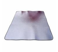 Okiyakusama Park Camping Mat, Double-Sided Outdoor Mat, for Travel, Silver, 5-8 Person Hexagonal