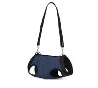 Okiyakusama Pet Support Harness, Mesh Design, Adjustable, Outdoor Pet Harness, Limited Mobility Help, For Rehabilitation Centers, Oxford Blue, Blue, M (Chest 40-46cm, Back 21cm)