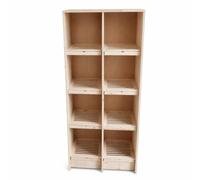Okiyakusama Pigeon Breeding Cage for Multiple Pigeons Wood, Multi-Compartment Pigeon Pairing Cage, for Bird Care