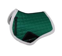 Okiyakusama Saddle Pad for Horses, Equestrian Equipment, Breathable, Shock-absorbing, Sweat-absorbing, Anti-slip Canvas for Competition Horses, Dark Green