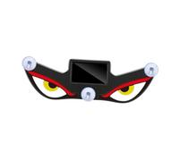 Okiyakusama Solar Devils Eyes Light Windshield Ambient Lamp Decorative Warning Lights LED Car Window Light for Rear/Side Window Trucks, Red Yellow