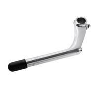 Okiyakusama Stem Quill Stem Aluminum Alloy Threaded Riser Tube No Additional Surface Area for Frame Vintage Bikes, Silver