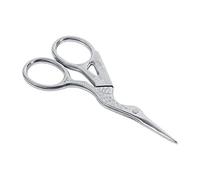 OKJHFD 1Pc Scissors, Crane Design Sewing Scissors, Vintage Stork Shape Sewing Scissors for Embroidery, Craft, Needle Work, Art Work(Silver)