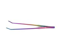 OKJHFD 27cm Reptile Feeding Tongs,Stainless Steel Fish Tank Long Tweezers,Planted Tongs Feeding Tools for Hold Reptiles Lizards Bearded Dragon (27cm curved)