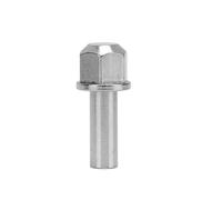 OKJHFD 8 RC Tuercas de extensión del cubo de la rueda Hecho acero inoxidable Hexagonal RC Wheel Extension Axial Adapter con PIN, adecuado para 1/10 Modelo Automotive Repte Part (20 mm)