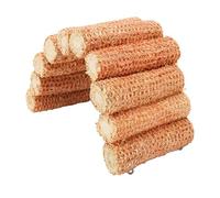 OKJHFD Animal Climbing Stair Bendable Rat Cage Habitat Toy, Parrot Corn Cob Chew Toy Arch Bridge Shape Bite Resistant Hamster Corn Cob Toy for Guinea Pigs Chinchillas Rabbits