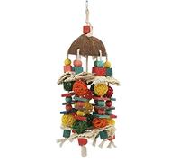 OKJHFD Large Parrot Block Toy Bite Resistant Hanging Bird Blocks Knots for African Grey Macaws Cockatoos for African Grey, Macaws Cockatoos, and a Variety of Parrots