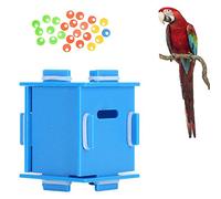 OKJHFD Parrot Coin Box,Bird Training Intelligence Toys Parrot Interactive Toys for Birds Pet Supplies,The Disc Color is Mixed