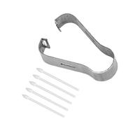 OKJHFD Touch Stylus Pen Nibs Kit Replacement Tips,5Pcs Stylus Tips Accurate Sensitive Scratch Free Portable Replacement Touch Stylus Nibs (White)