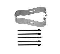 OKJHFD Touch Stylus Pen Nibs Kit Replacement Tips,5Pcs Stylus Tips Accurate Sensitive Scratch Free Portable Replacement Touch Stylus Nibs (Black)