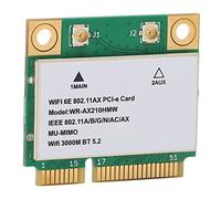 OKJHFD WIFI Card Dual Band 6E 5G Network Card 5374M, Mini 6GHz Band PCB Network Wireless Card for Laptops with Mini PCIE Port Mainboard for Laptop