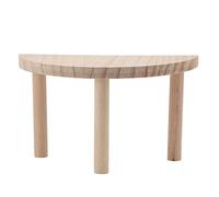 OKJHFD Wooden Hamster Platform Toy,Half Round Safe Pine Hamster Stand Platform,Small Animals Stand Platforms Perches Cage Accessories for Mouse Gerbil Rat Chinchilla