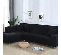 OKJK Corner Sofa Cover,for Living Room Sofa Protector,elastic Spandex Stretch,armchair Slipcover L Shape Need Buy 2 Piece (color 10,4-seat 235-300cm)