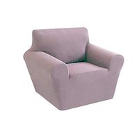OKJK Jacquard Stretch Sofa Cover,universal Elastic Anti Scratching,for Armchair Living Room 1 Seater Couch Covers Protector Sofa (light purple,1pcs armchair cover)