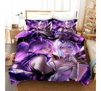 OKJK Quilt Cover Sets,Breathable Four Seasons Popular Several Colors Modern Style Sheets For Indoor Ethnic Style For Hotel Microfiber Will Not Fade Large Size Anime Prevention Allergy Very Thin W