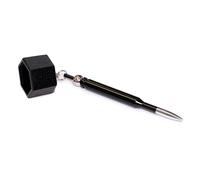 OKKO Hexagon Bullet Pocket Chalker Billiard Pool Cue Chalk Holder Black - Fits Kamui Roku Chalk