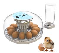 Okkobi M12 | Egg Incubator with Automatic Egg Turning and Humidity Control - 12/24 Eggs, 360° View, Easy to Use and Clean - Egg Incubators for Hatching Eggs - Incubadora de Huevos de Gallina