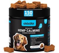 OKKÖBI Hemp Calming Chews For Dogs Anxiety 150 pcs - For stress, trave