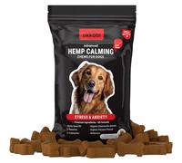 OKKÖBI Hemp Calming Chews For Dogs Anxiety 60 pcs - Dog Anxiety Relief Chews - For stress, travel, check-up, barking or grooming - Calming Treats - Beef