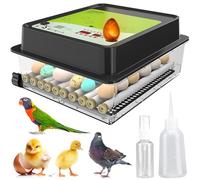 Okköbi OBI-36 Egg Incubator for Hatching Chickens, Ducks & Other Birds - 36 Eggs - Integrated Candler - Humidity Display - Temperature Control - Automatic Turner - 5 YEAR ASSURANCE