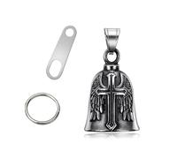 OKKRMGZ Guardian Bells for Motorcycles Angel Bell Good Luck Charm Keychain for Bikers Motorcycle Riding Safety Pendant Accessories for Men and Women Protective for Road Trips and Daily Commutes