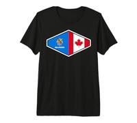Oklahoma and Canada United in Roots Premium T-Shirt