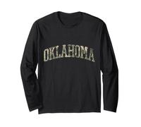 Oklahoma Camo Pattern Camouflage Pride Long Sleeve T-Shirt