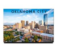 Oklahoma City Fridge Magnet Native America Travel Souvenir Devon Tower