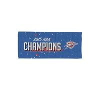Oklahoma City Thunder 2025 NBA Champions Courtside Cooling Towel, Official 12" x 31.5" Performance Sports Towel, Reusable, Fast-Activating Towel with Bold Team Graphics for Game Day, Gym & Summer Heat