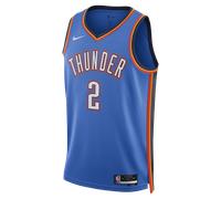 Oklahoma City Thunder Icon Edition Men's Nike Dri-FIT NBA Swingman Jersey - Blue - Polyester S