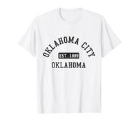 Oklahoma City Vintage Pride Value Graphic T-Shirt, Men, White, XL