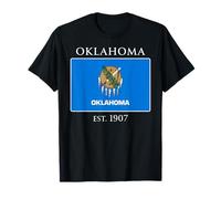 Oklahoma Flag 46th US State 1907 Oklahoma Native T-Shirt