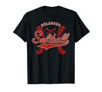 Oklahoma Softball Vintage Mens Kids Team Retro Softball Fan T-Shirt