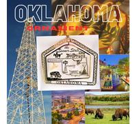 Oklahoma Sooner State Brass Christmas ORNAMENT Souvenir Gift by Nations Treasures