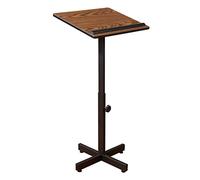 Oklahoma Sound 70-MO Portable Presentation Lectern, 20 inch Length x 18-1/4 inch Width x 48-1/2 inch Height, Medium Oak