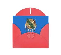 Oklahoma State Flag Print Greeting card Blank card with envelope,Unique Designs for Festivals Invitations