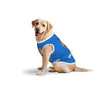 Oklahoma State Flag Soft Cotton T-Shirt Vest for Large Dogs, Print Pet Clothes Breathable Pet Pullover Tee Sleeveless Sweatshirt (3xl-5xl)