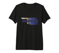 Oklahoma State Outline Map USA Premium T-Shirt