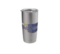 Oklahoma State Outline Map USA Stainless Steel Insulated Tumbler