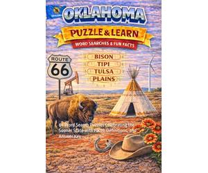 Oklahoma Word Search Puzzle and Learn: 64 Word Search Puzzles Celebrating the Sooner State with Facts, Definitions, and Answer Key (Ultimate States Word Search and Learn Collection)