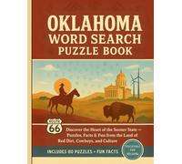 Oklahoma Word Search Puzzle Book: Journey Through the Sooner State 80 Themed Word Searches, Fun Facts & Culture
