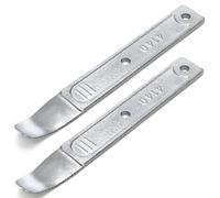 Okllen 2 Pieces 4140 Pry Tool, Premium Chrome Steel Pry Bars for Auto Trim Removal, Pocket Mini Pry Bar Set for Dash/Door Panel/Headlight, Scratch-Free Car Repair Tools