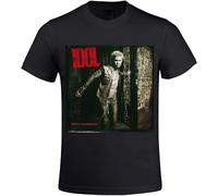 OKLUGGVH Billy Idol Devil's Playground Custom T Shirts Design O Neck(Medium)