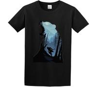 OKLUGGVH Men's G8Nv7 The Revenant Grizzly Bear T Shirt Print Tees T Shirt O Neck(Medium)